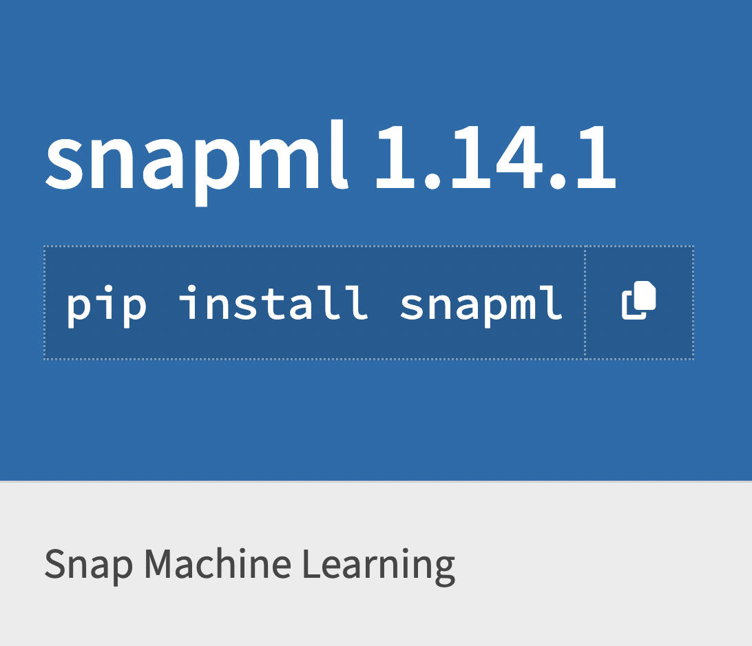 Snap ML